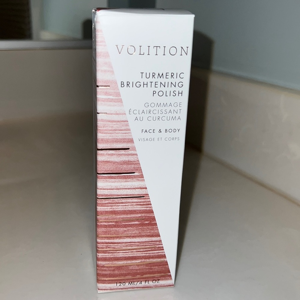 Volition turmeric brightening polish